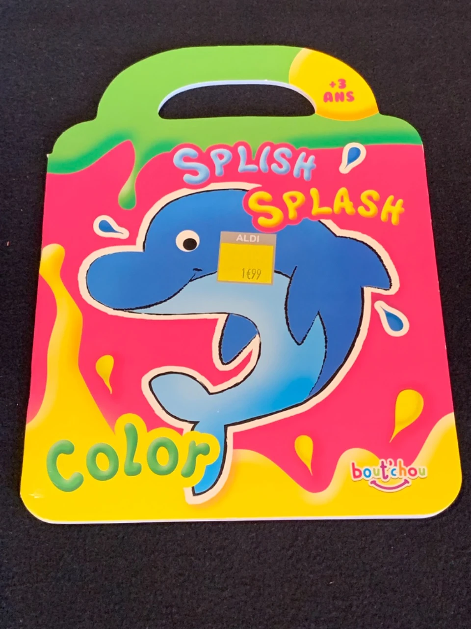 Livre coloriage avec anse -mer Split Splash